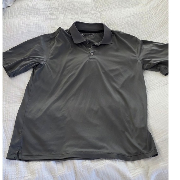Pebble Beach Performance Other - Pebble Beach Performance Men's Gray Short Sleeve Polo Shirt Size L